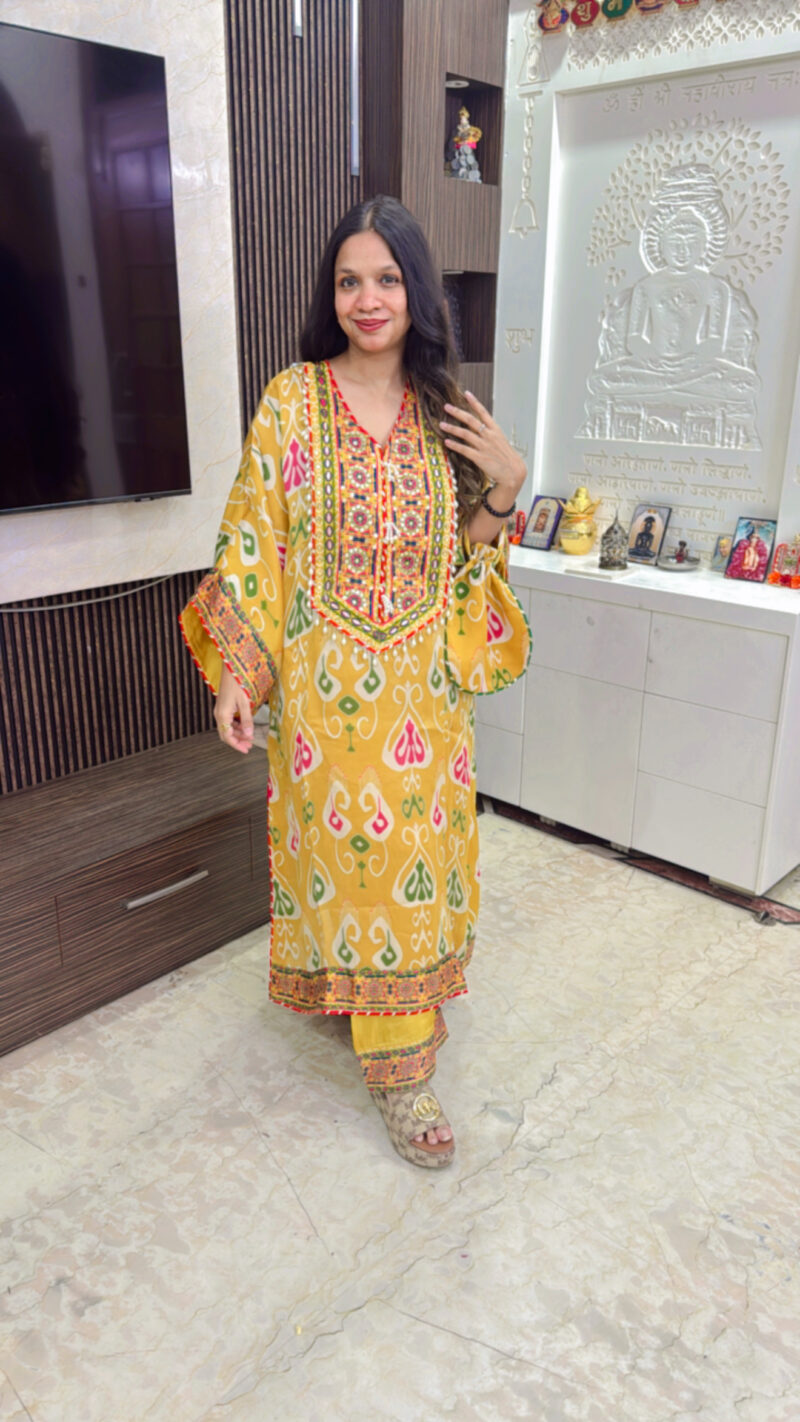 Ikkhat print tunic set - Image 3