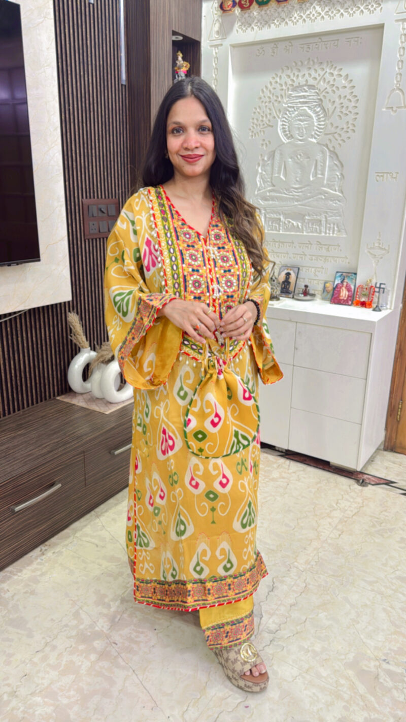 Ikkhat print tunic set - Image 2