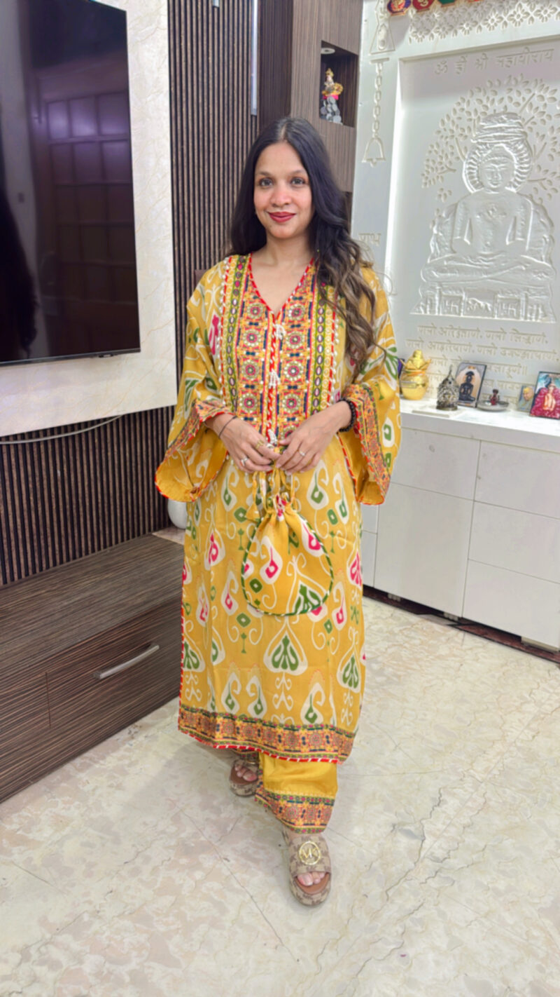 Ikkhat print tunic set