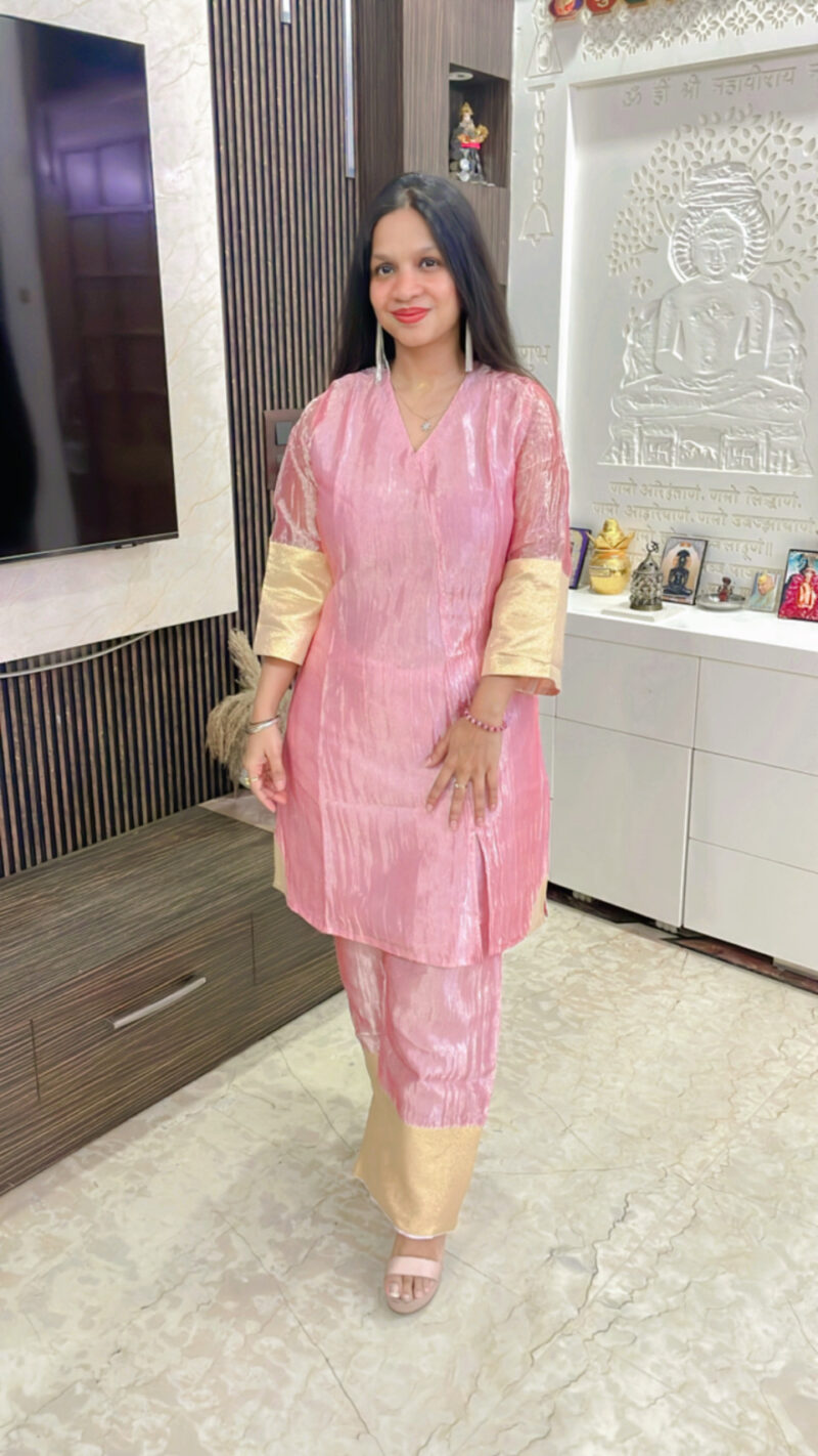 Kashmala crushed tissue 3 piece set - Image 4