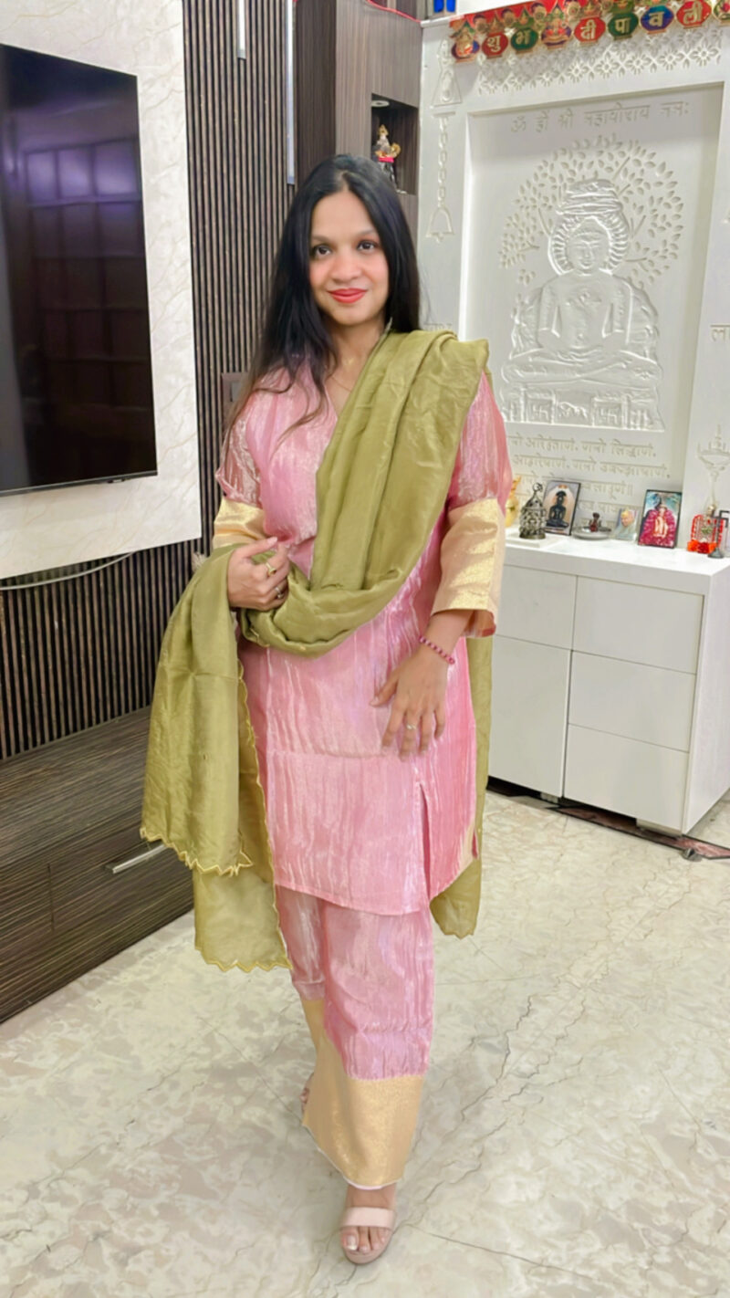 Kashmala crushed tissue 3 piece set - Image 3