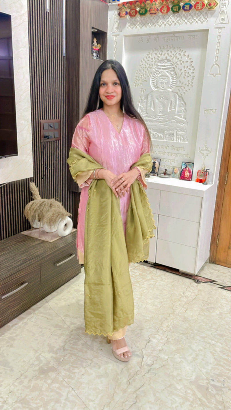 Kashmala crushed tissue 3 piece set