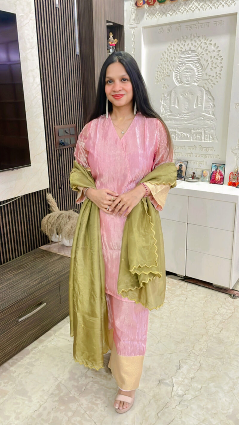 Kashmala crushed tissue 3 piece set - Image 2