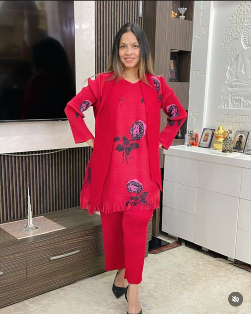 Adya pleated 3 pc set