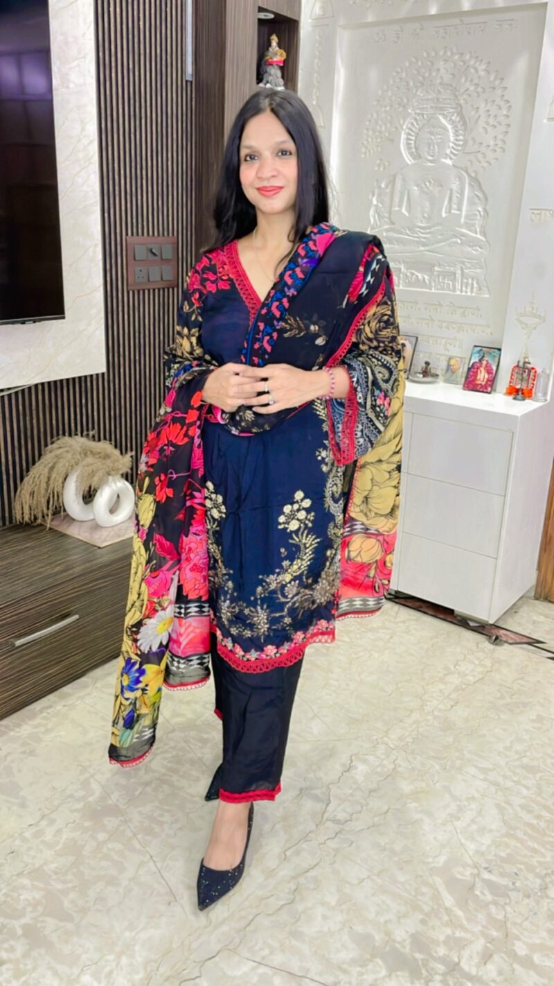 Digital print 3 pc suit - Image 2