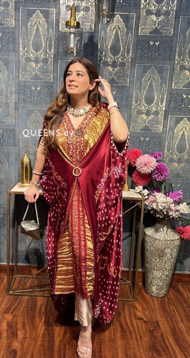 Bandhej Kaftan