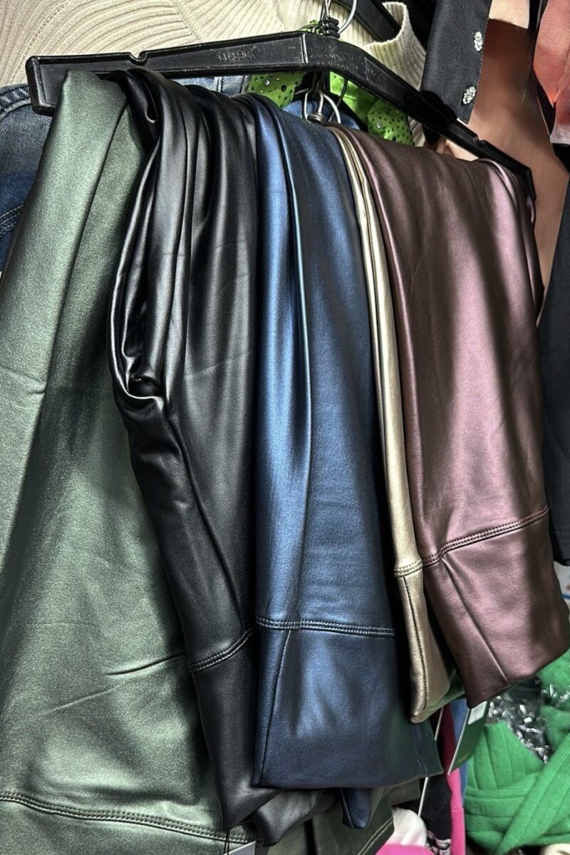 Metallic Fleece Leggings